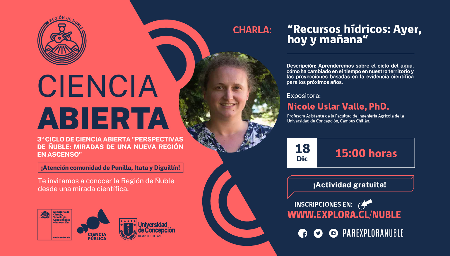 Ciencia Abierta “Perspectivas de Ñuble: Miradas de una nueva región en ascenso”