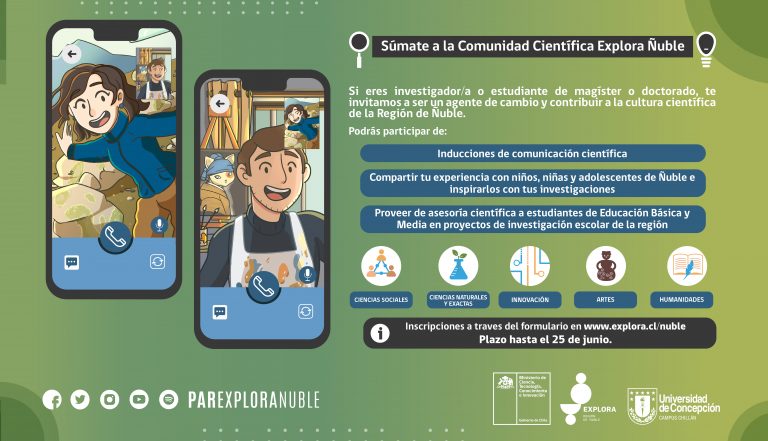 Súmate la Comunidad Científica Explora Ñuble