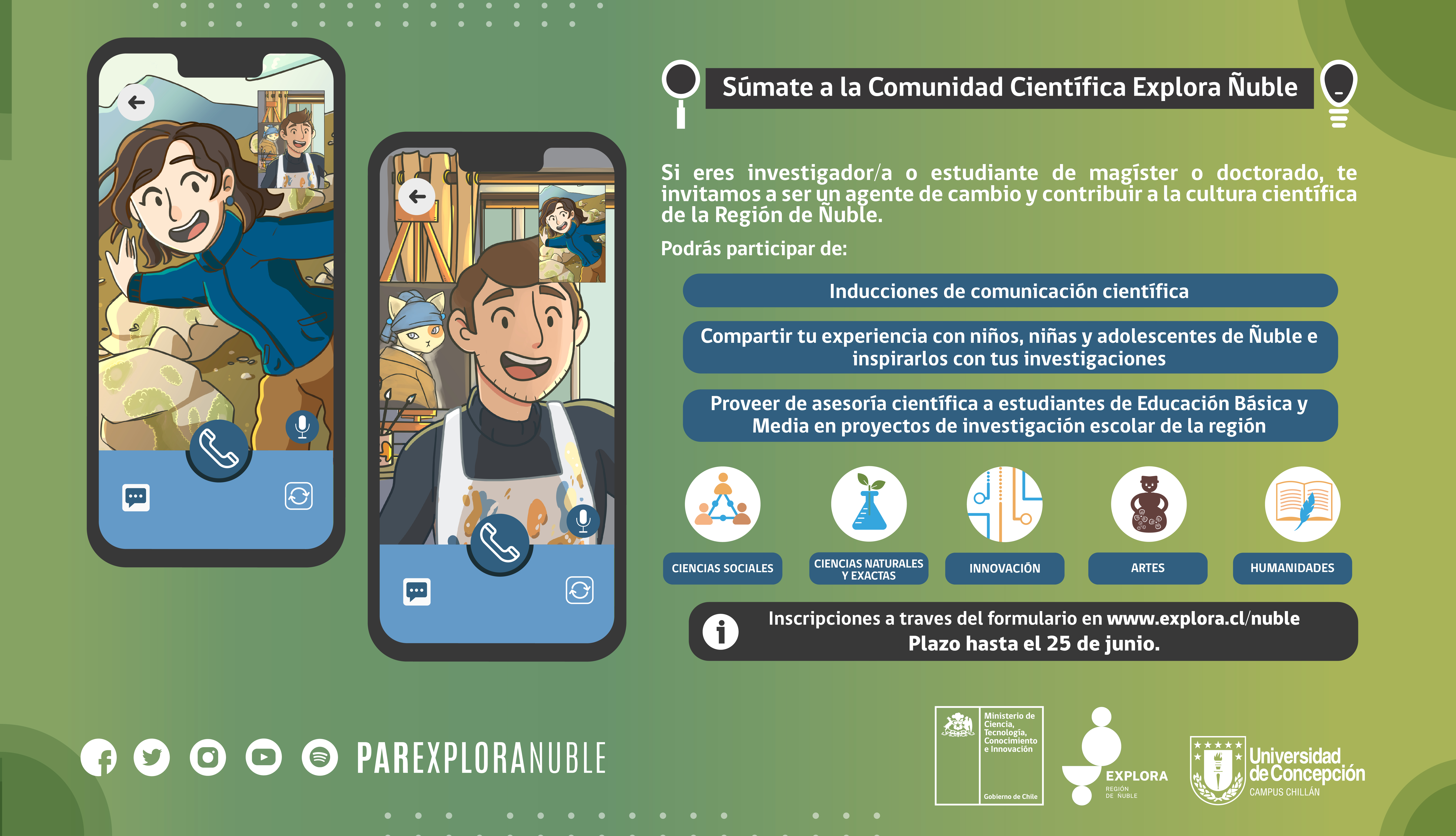 Súmate la Comunidad Científica Explora Ñuble