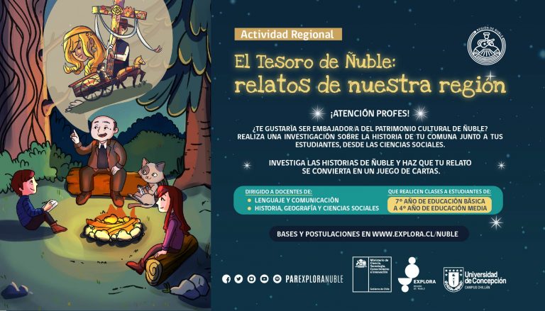Súmate a la actividad regional “El Tesoro de Ñuble: relatos de nuestra región”