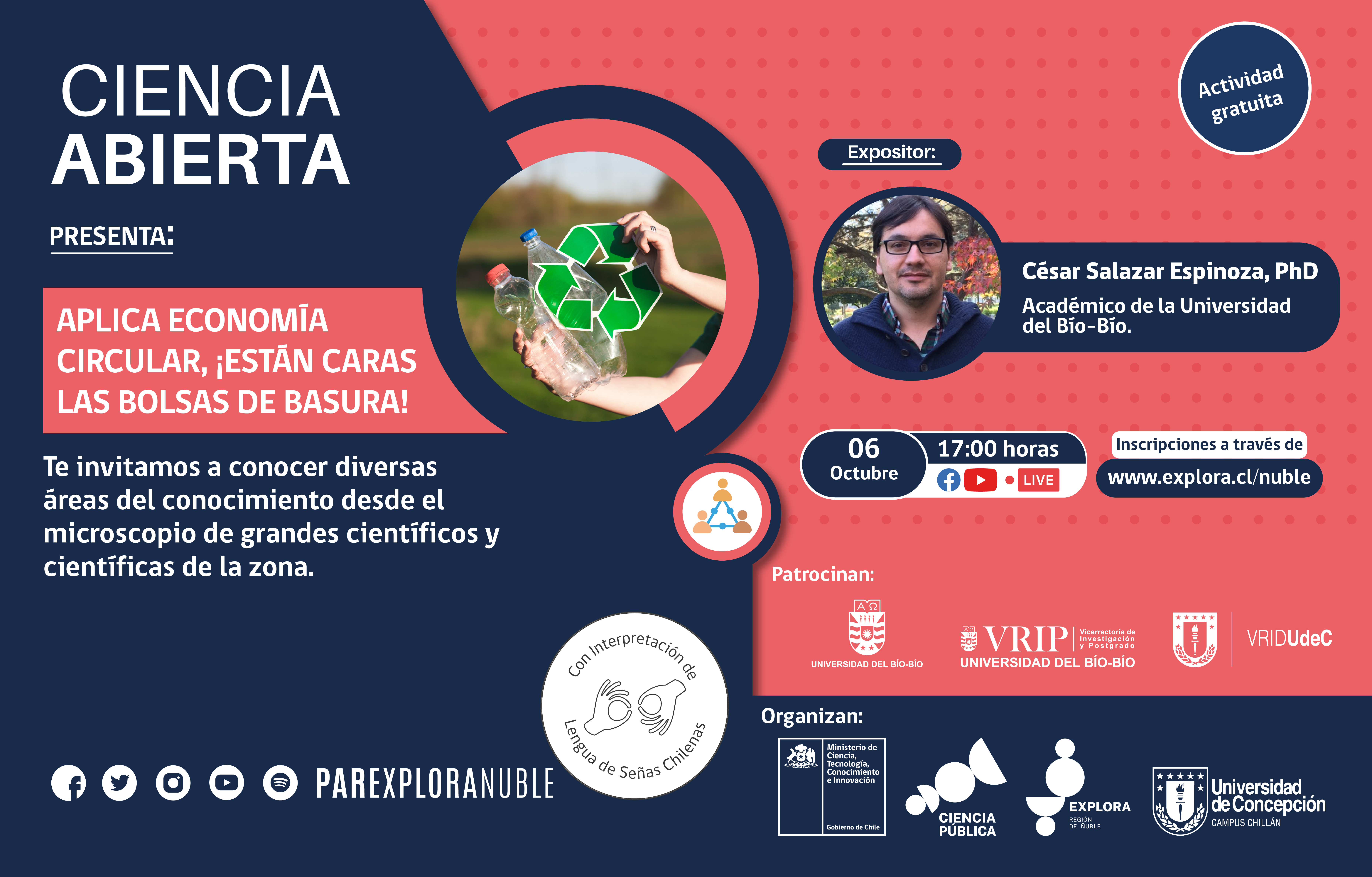 Ciencia Abierta “Aplica economía circular, ¡están caras las bolsas de basura!”