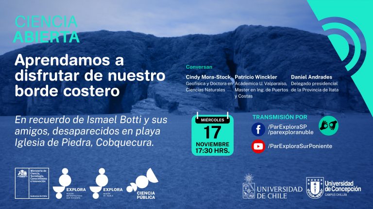 Ciencia Abierta “Aprendamos a disfrutar de nuestro borde costero”