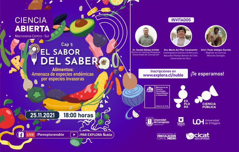 El Sabor del Saber “Alimentos: amenaza de especies endémicas por especies invasoras”