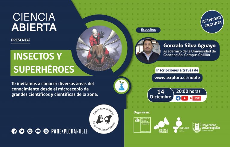 Ciencia Abierta: “Insectos y superhéroes”