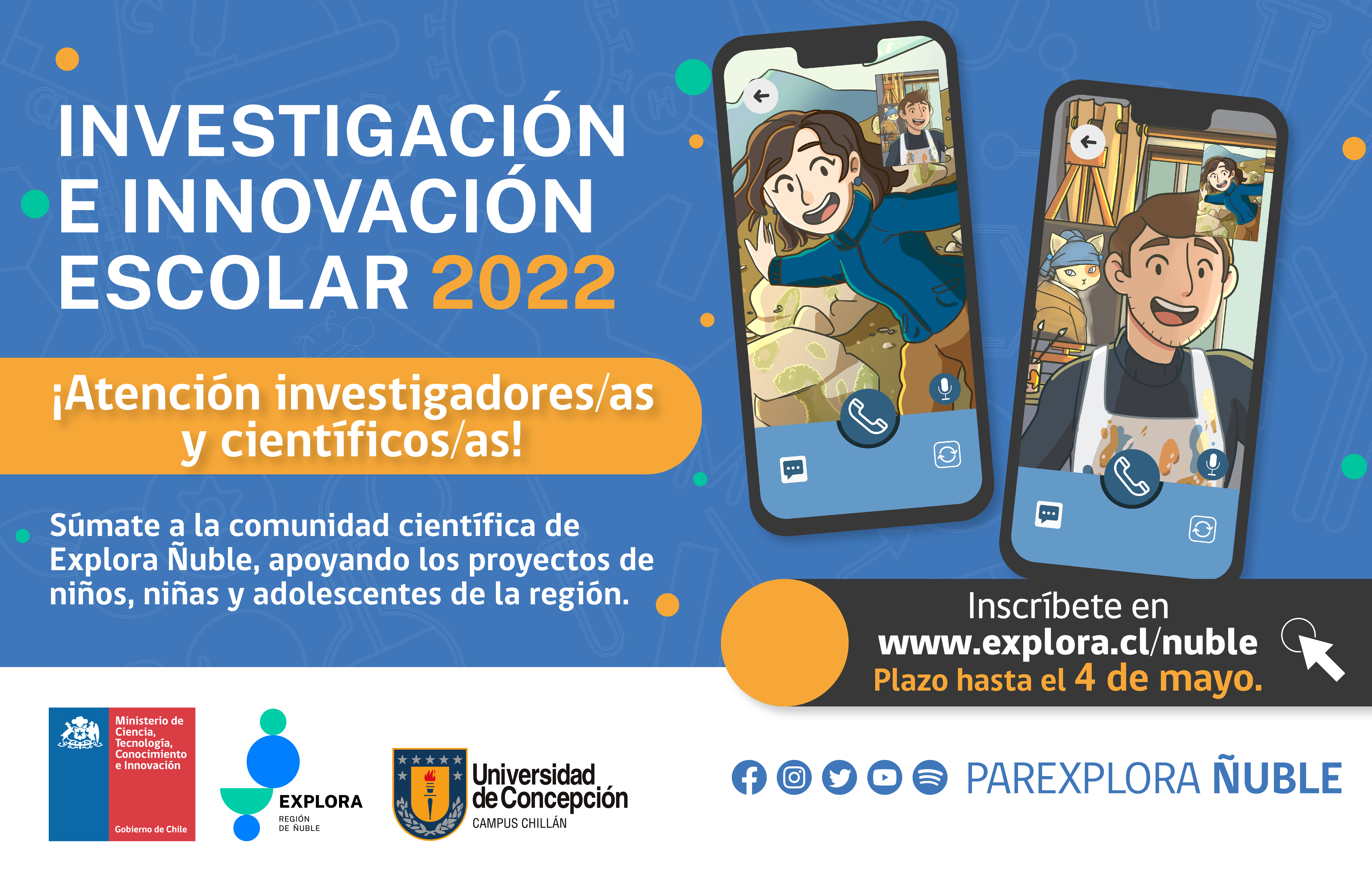 Súmate a la comunidad científica de Ñuble