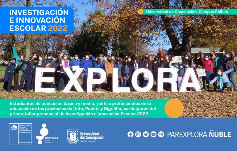 Explora Ñuble inicia talleres de IIE presenciales