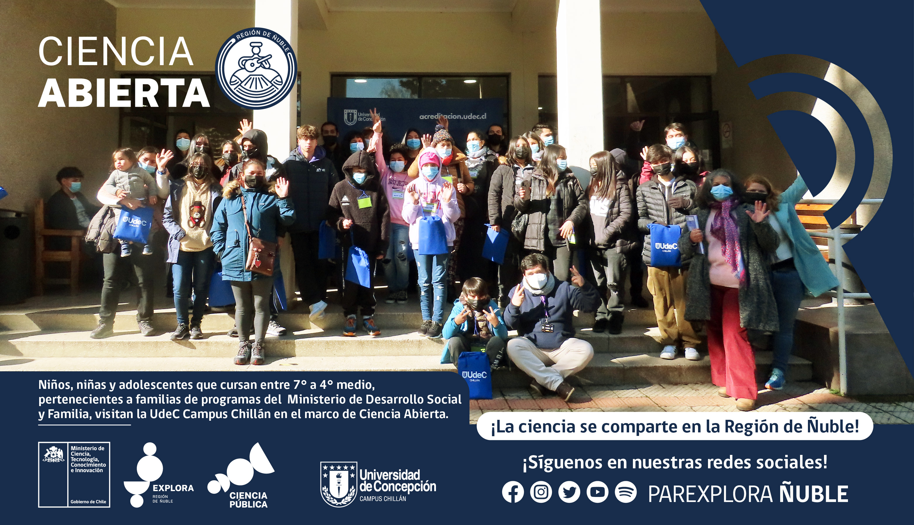 Explora Ñuble comienza nuevo ciclo de charlas con Ciencia Abierta