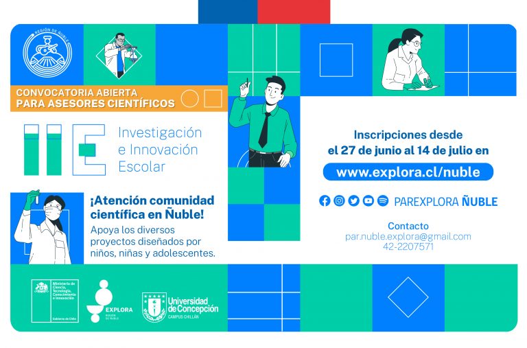 Convocatoria Red de Asesores Científicos PAR Explora Ñuble 2023