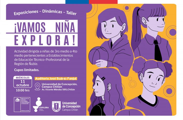 ¡Te invitamos a conmemorar el Día Internacional de la Niña con PAR Explora Ñuble!