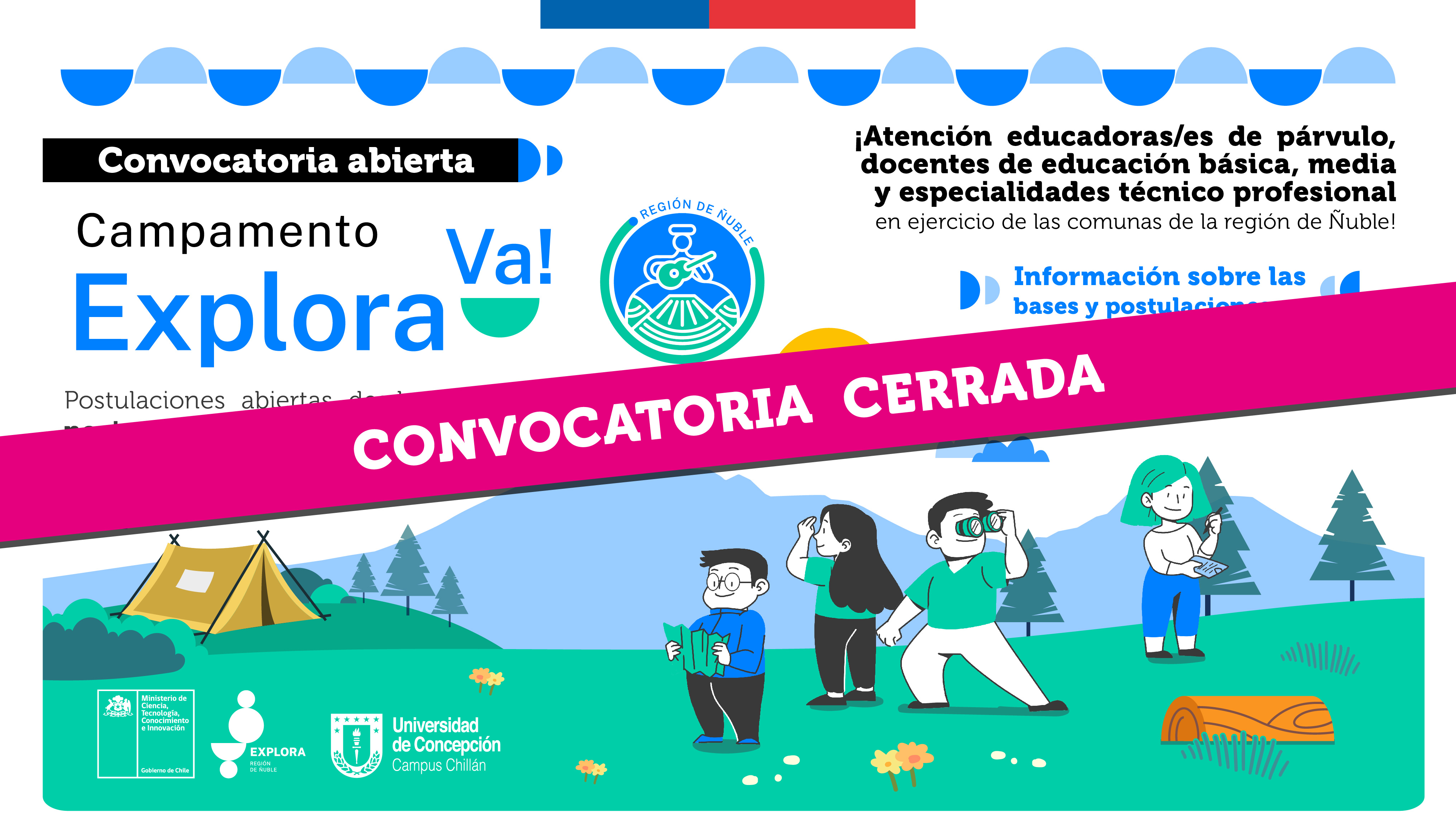 Cierre de Convocatoria al Campamento Explora Va! 2024