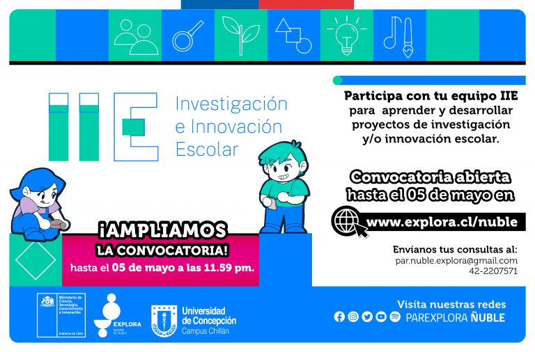EXTENSIÓN Convocatoria Investigación e Innovación Escolar (IIE) 2024