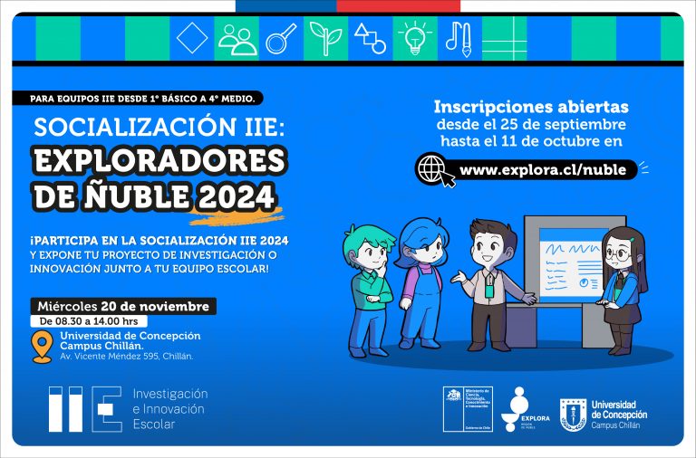 Convocatoria “Socialización IIE: Exploradores de Ñuble 2024”.