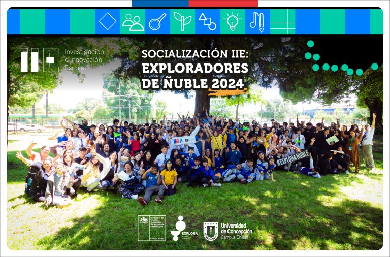 PAR Explora Ñuble convocó a 70 equipos escolares de la región en feria científica