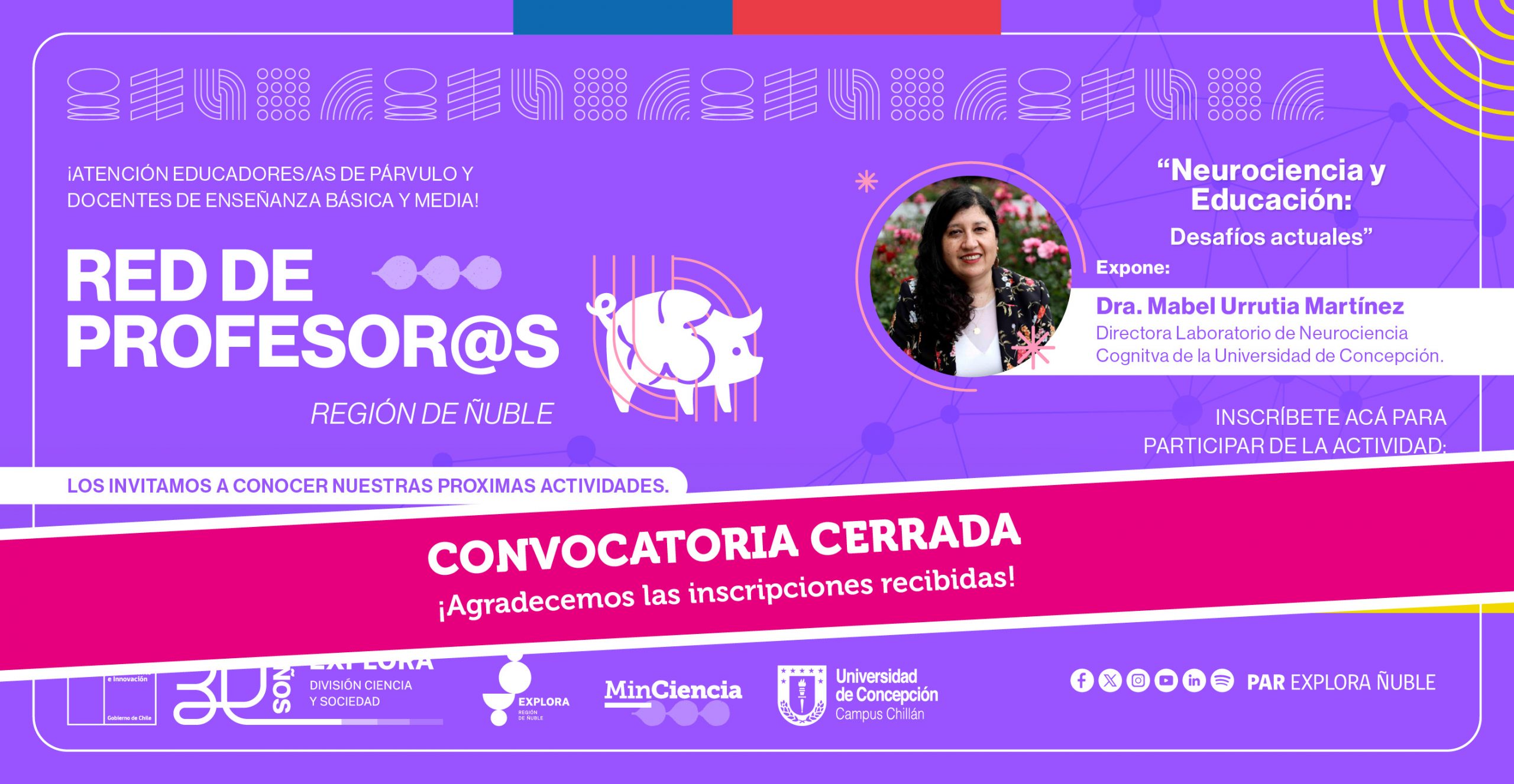 Charla Informativa Red de Profesor@s– Segundo semestre 2025