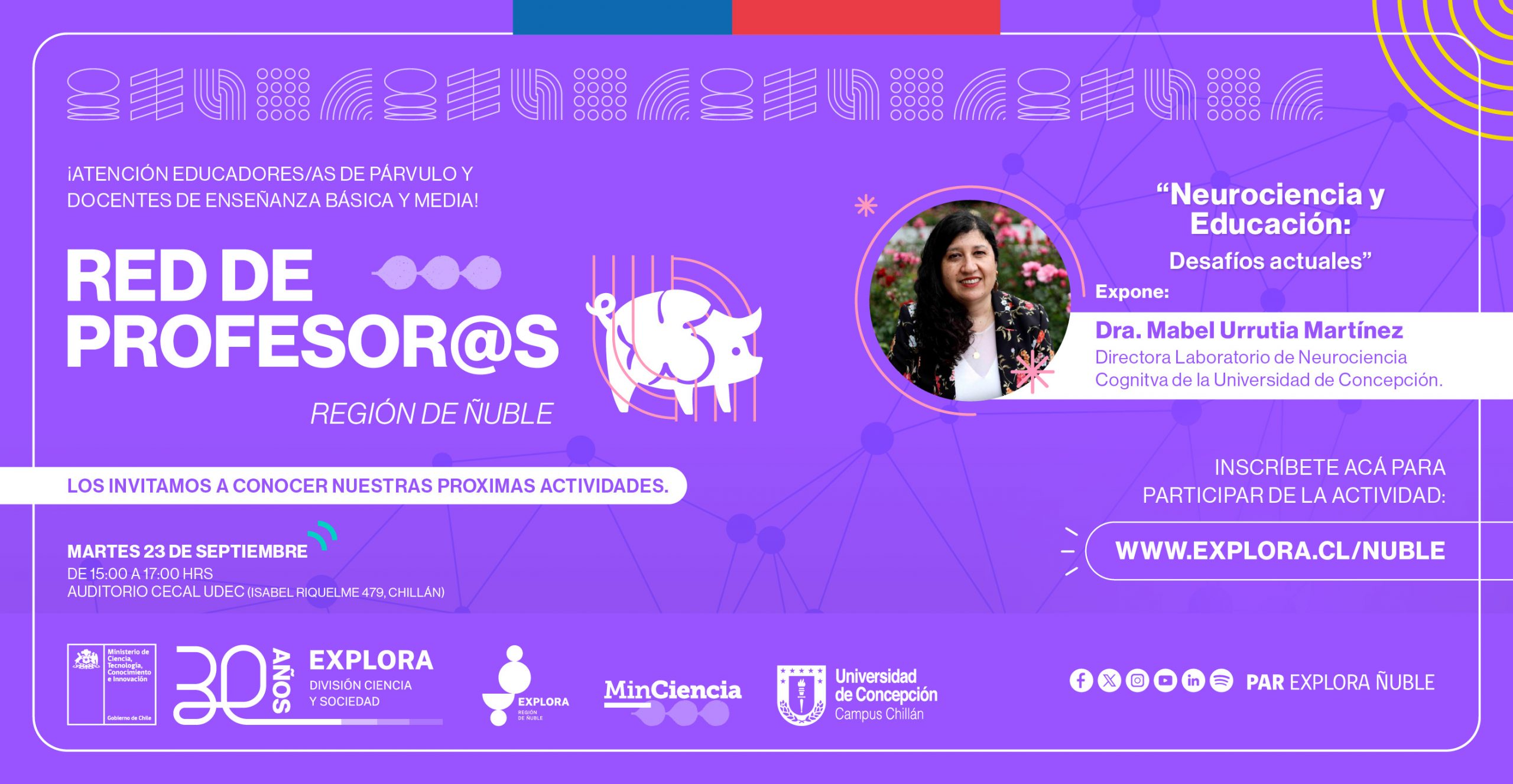 Charla Informativa Red de Profesor@s– Segundo semestre 2025