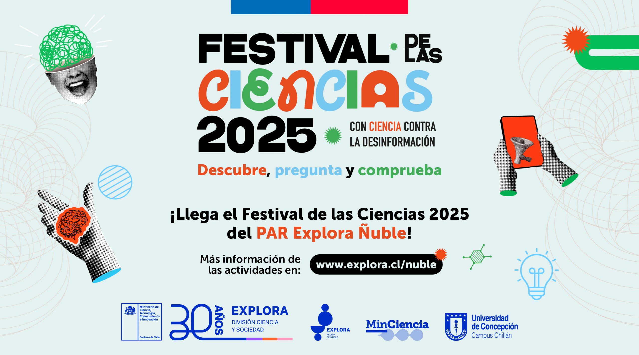 Festival de las Ciencias Ñuble 2025 del PAR Explora Ñuble: Empieza tu inscripción acá