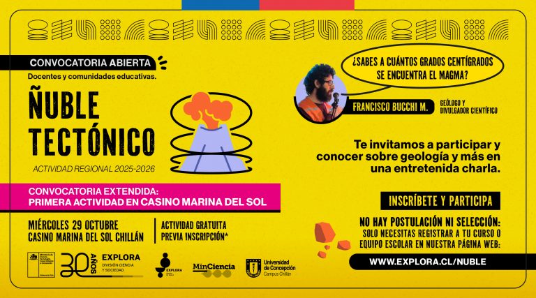 ¡Extendemos la convocatoria de Ñuble Tectónico!