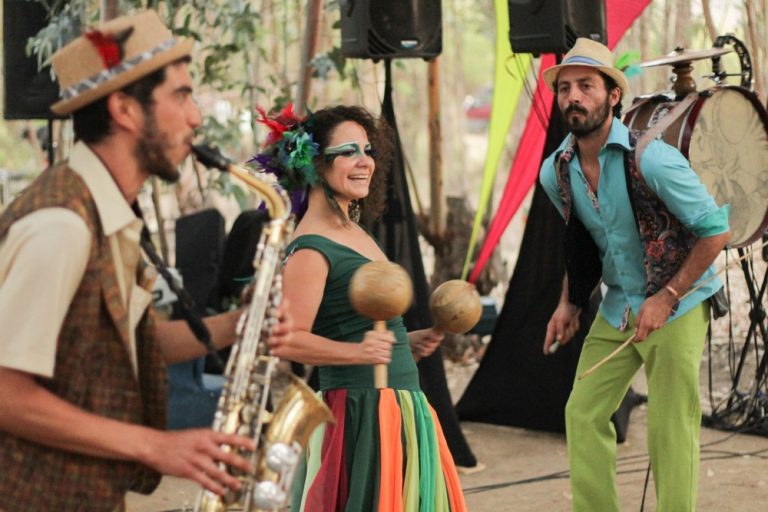 Pasacalle Cultural en Pueblo de Indios