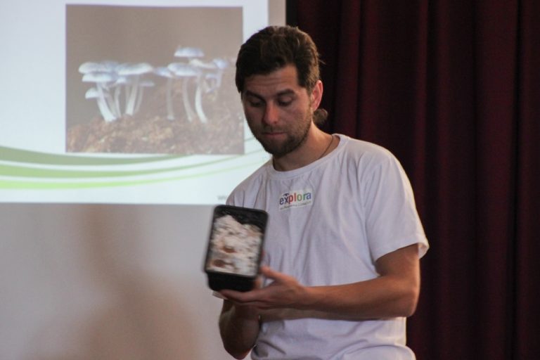 Fungiciclo estuvo presente en Encuentro Cultural