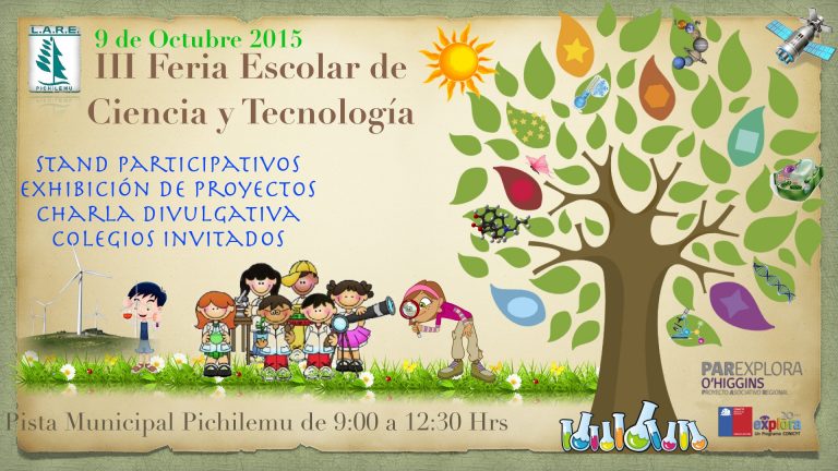 Realizarán III Feria Escolar de CyT en Pichilemu
