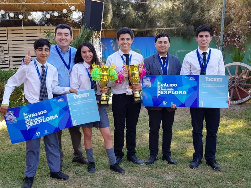 Estudiantes de O’Higgins ganan Primer Lugar de Congreso Nacional de Ciencias de Explora CONICYT