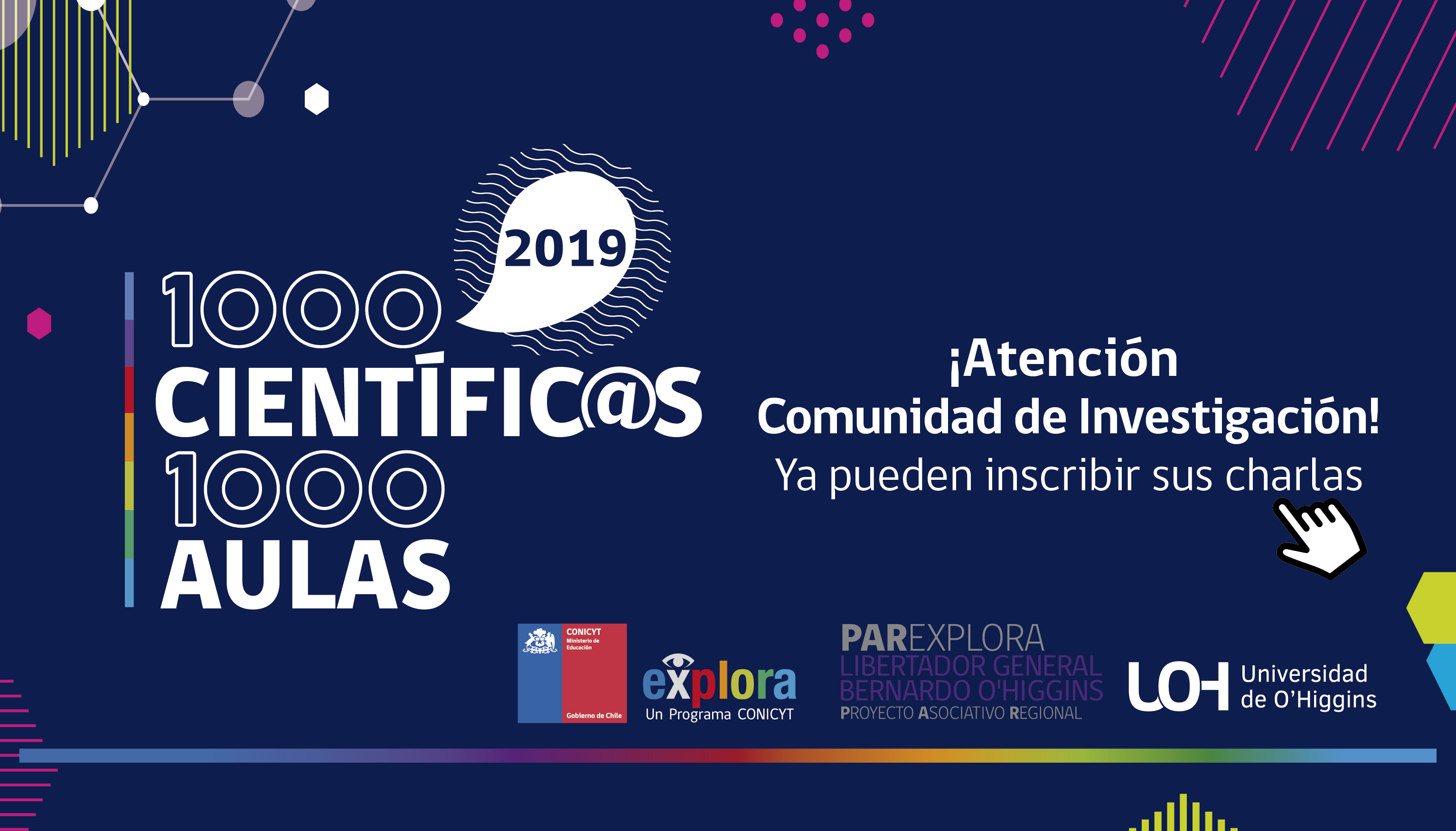 ¡Investigadoras/es! Se abre llamado a inscripción en 1000 Científic@s 1000 Aulas