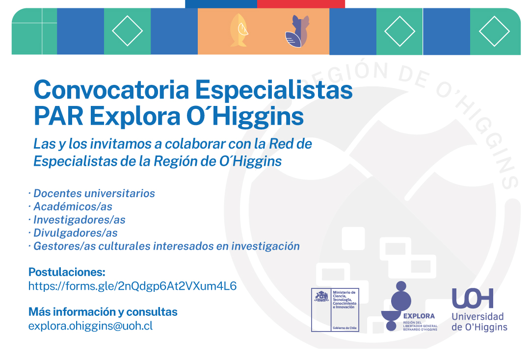 PAR Explora convoca a especialistas para colaborar con sus actividades