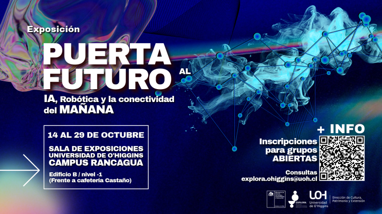 Exposición de IA y robótica en la Universidad de O’Higgins