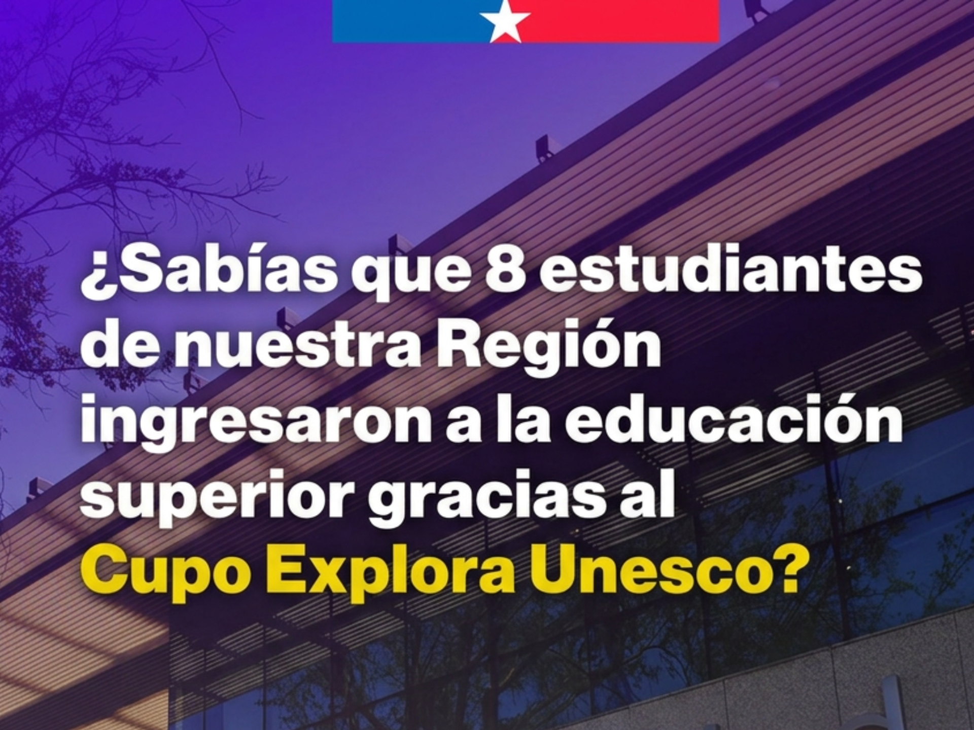 8 estudiantes de la Región de O’Higgins accedieron a la educación superior por Cupo Explora-UNESCO 2026