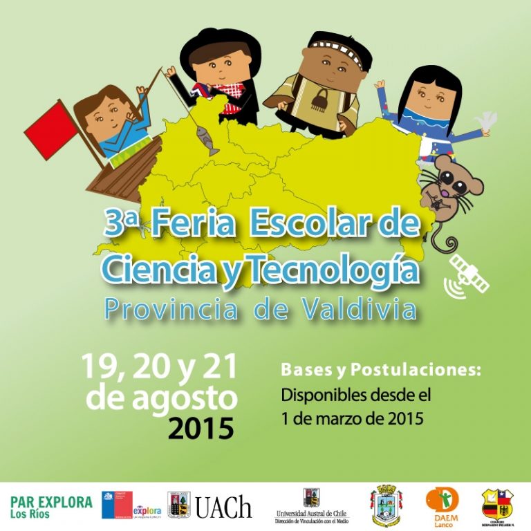 Ya hay fecha…3ra Feria Escolar de Ciencia y Tecnología, Provincia de Valdivia