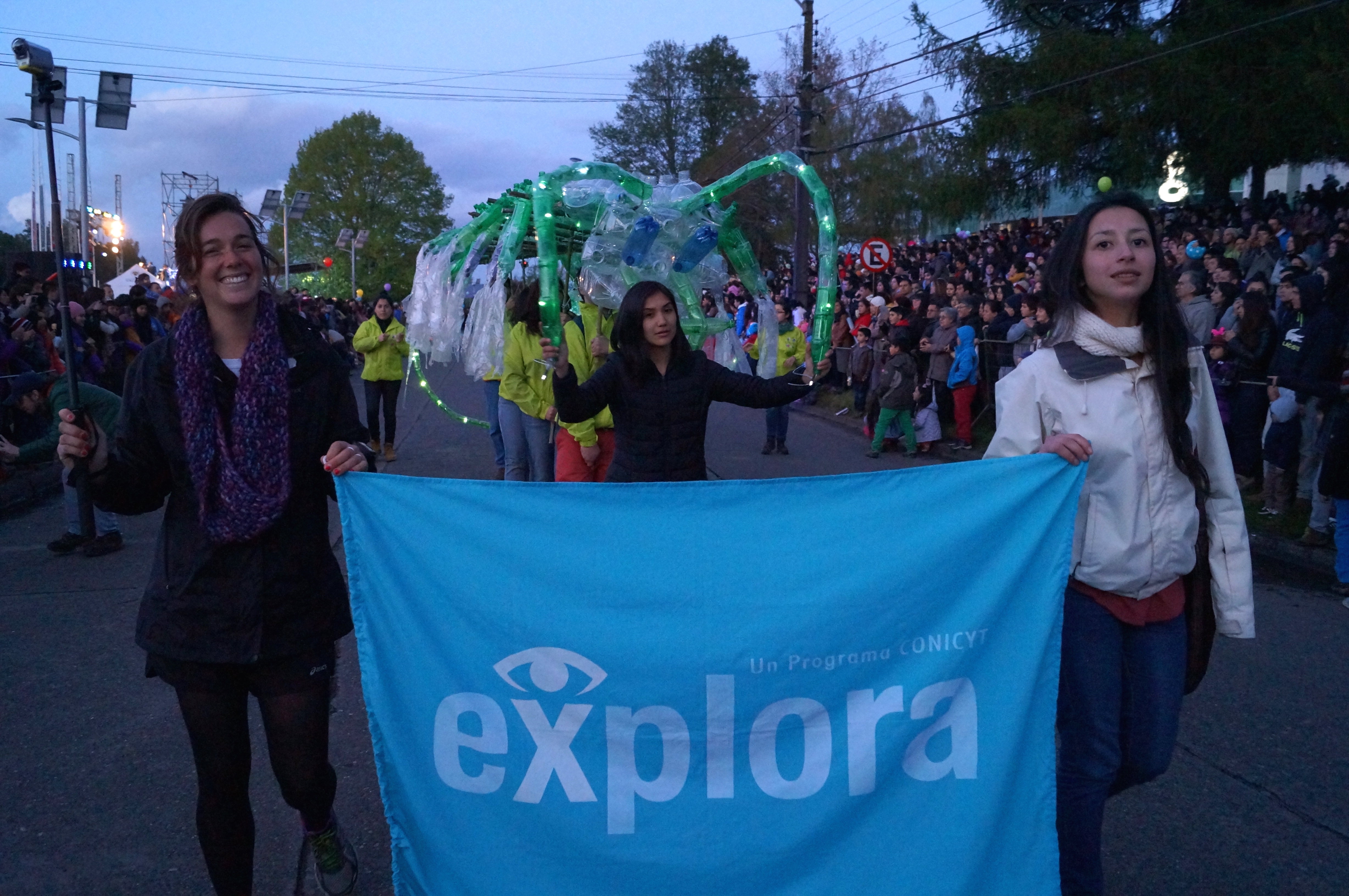 Estudiantes de UACh y EXPLORA presentaron Murgas con Material Reciclado
