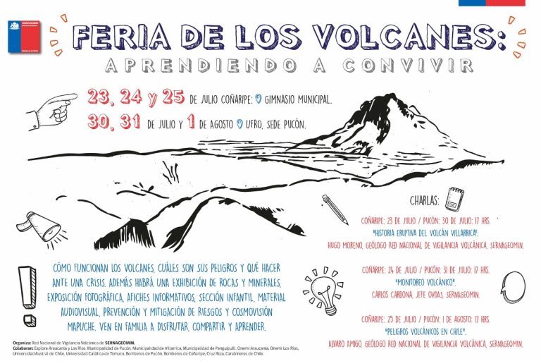 En estas vacaciones de invierno te invitamos a la Feria de Los Volcanes