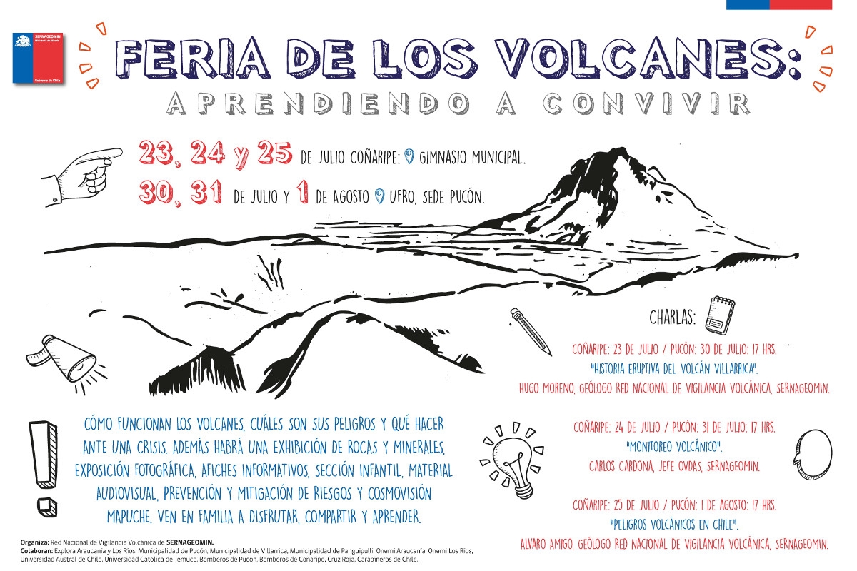 En estas vacaciones de invierno te invitamos a la Feria de Los Volcanes