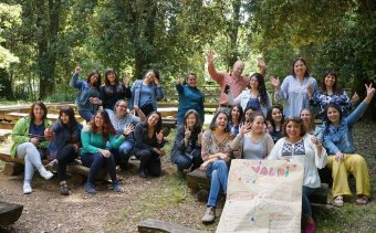 Grupo de educadoras asistentes al encuentro