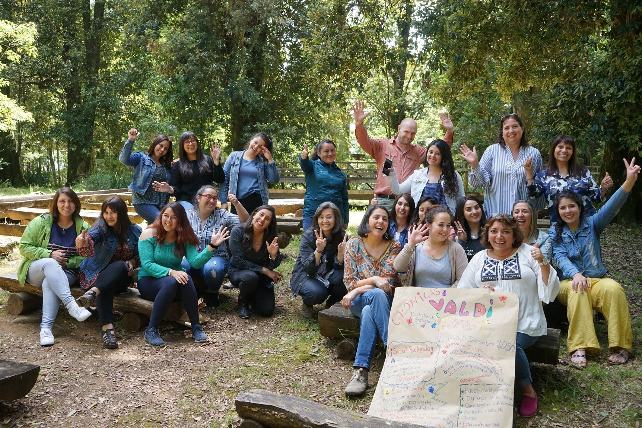 Grupo de educadoras asistentes al encuentro