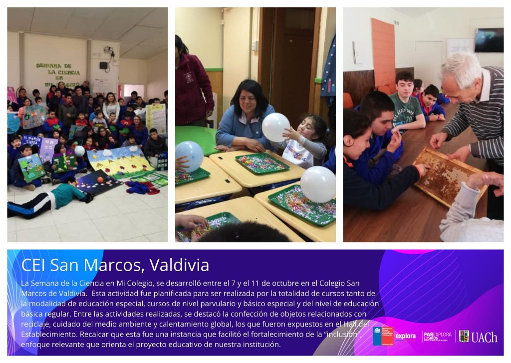 Entregan premios del concurso Día de la Ciencia en mi Colegio - Los Ríos