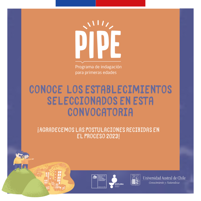 Revisa si tu establecimiento escolar fue seleccionado para el Programa de indagación para primeras edades convocatoria 2023