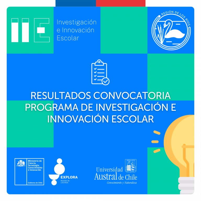 Conoce los resultados de la postulación al Programa de Investigación e Innovación Escolar 2023