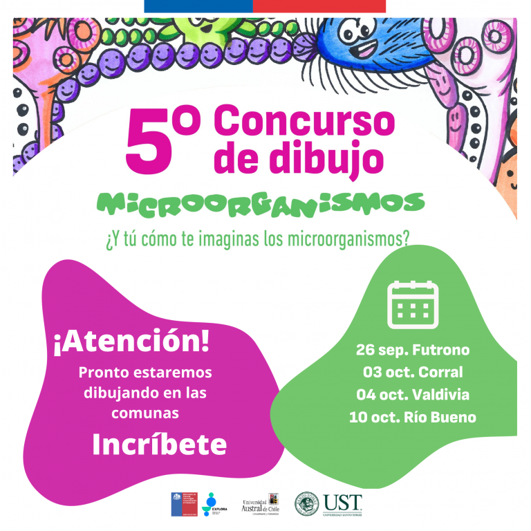 Participa en las dibujatones del 5to Concurso de Dibujo de Microorganismos 2023