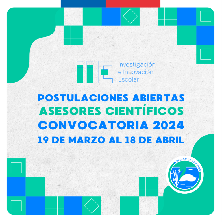 ¡Atención científicas y científicos! Sé parte del Programa de Investigación e Innovación Escolar 2024 como asesor o asesora💡