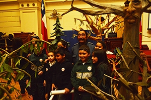 Montaje teatral sobre Bosque Nativo se presentó en el Ex Congreso