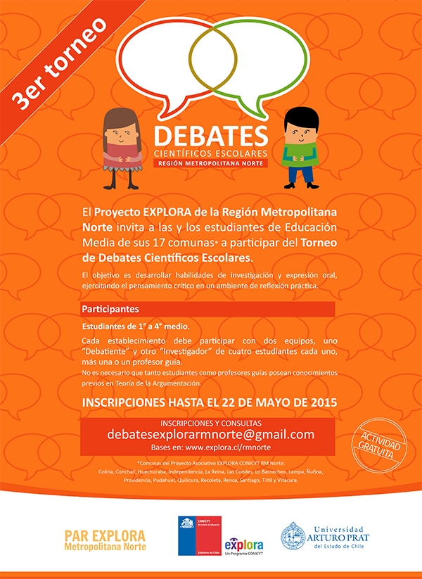 III Torneo Interescolar de Debate en Ciencia y Tecnología