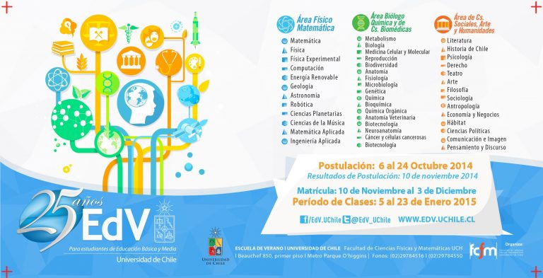 U. de Chile abrió postulaciones a los Cursos de Verano 2015