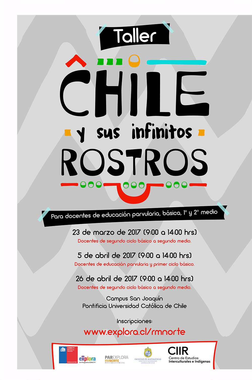 Participa en el Taller en Ciencias Sociales: “Chile y sus Infinitos Rostros”