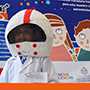 Niñas y niños de Pre-básica demostraron sus conocimientos astronómicos en el GAM