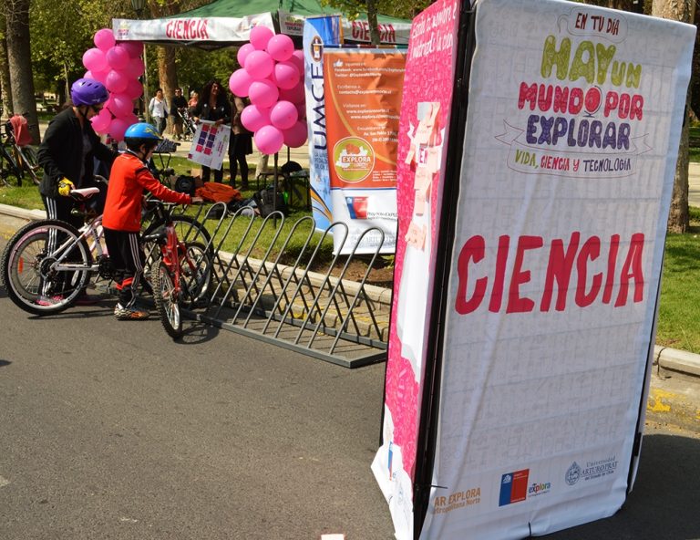 EXPLORA RM Norte dio inicio a la Semana de la Ciencia en la CicloRecreoVía