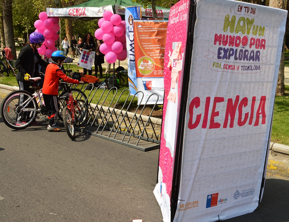 EXPLORA RM Norte dio inicio a la Semana de la Ciencia en la CicloRecreoVía
