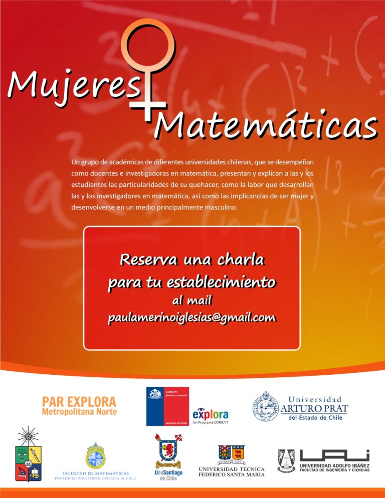 Investigadoras en matemática ofrecen charlas para hablar de ciencia y desigualdad de género