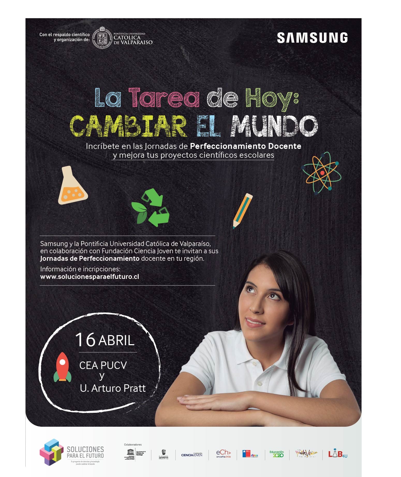 Fundación Ciencia Joven abre convocatoria de cursos de perfeccionamiento gratuitos para profesorxs de ciencias