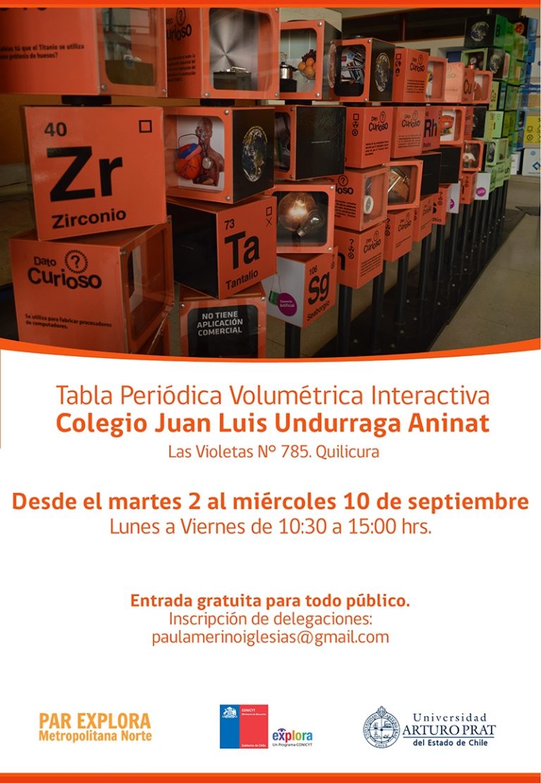 Visita la Tabla Periódica Interactiva en Quilicura